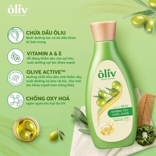 Bộ đôi dầu gội - xả Ôliv 250/650ml dưỡng tóc chắc khỏe