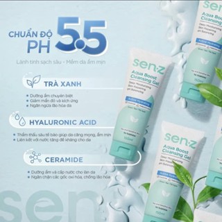 Gel rửa mặt Senz Oil Reduction Cleansing Gel 150ml làm sạch cho mọi loại da