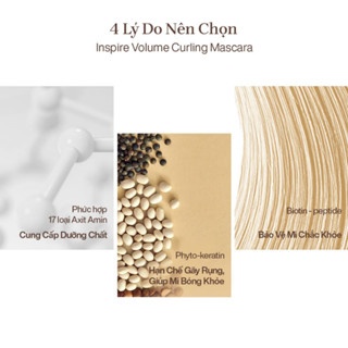 Mascara Mude Inspire Volume Curling 10ml làm dày cong mi