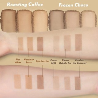 Bảng tạo khối I'M MEME Afternoon Tea Contour Palette #Roasting Coffee 11.4g dễ tán bám màu tốt