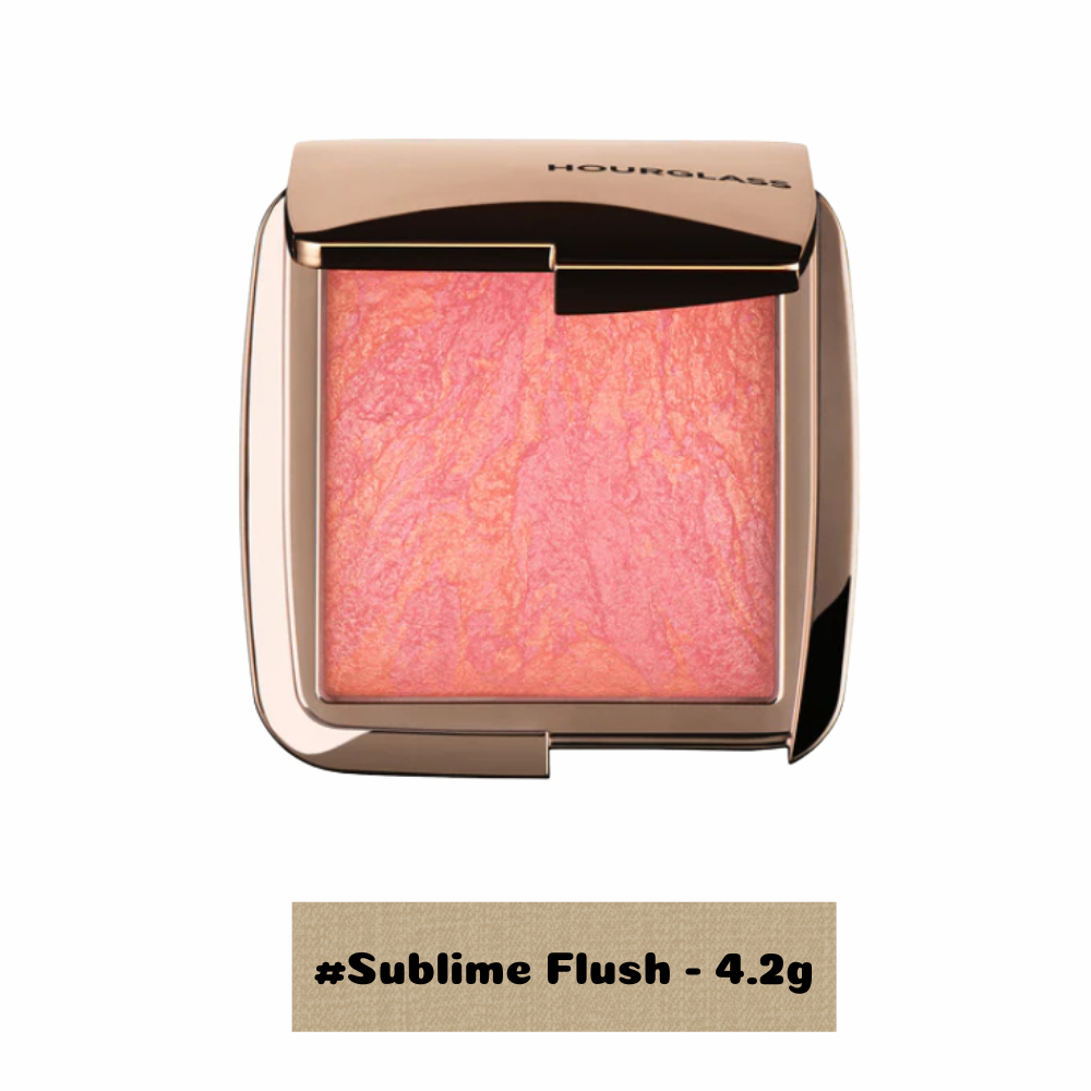 Phấn má hồng Hourglass Ambient Lighting Blush Limiere 1.3g Kết cấu mịn, dễ tán