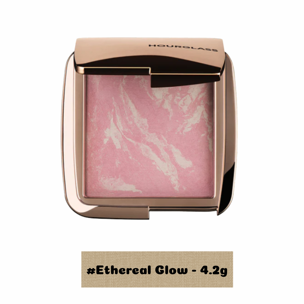 Phấn má hồng Hourglass Ambient Lighting Blush Limiere 1.3g Kết cấu mịn, dễ tán