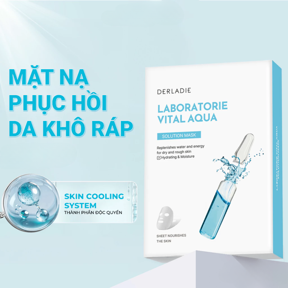 Mặt nạ Derladie Laboratorie Vital Solution Mask 33ml cấp ẩm phục hồi da