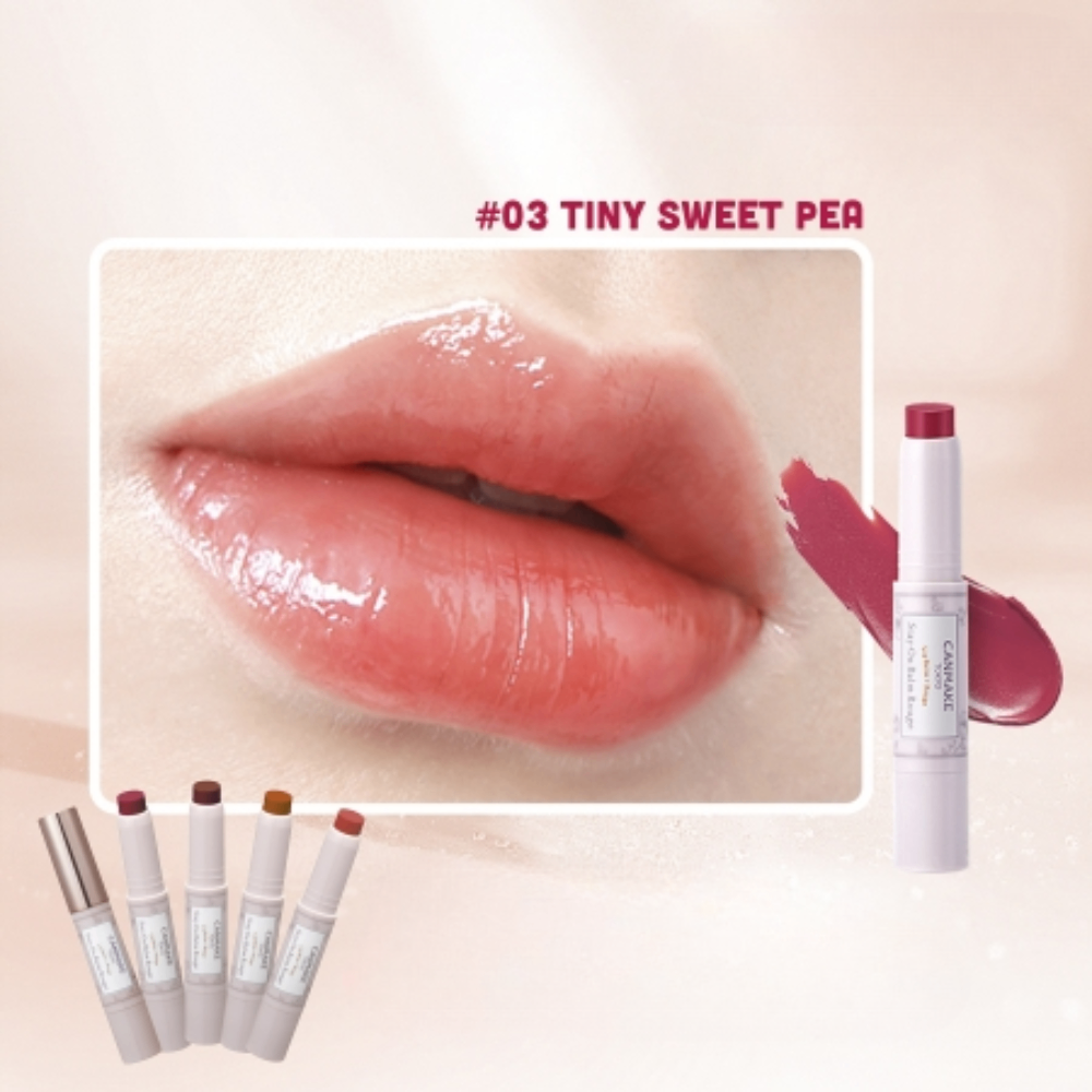 Son dưỡng có màu Canmake Stay On Balm Rouge 2.7g dưỡng ẩm sâu lên màu tự nhiên