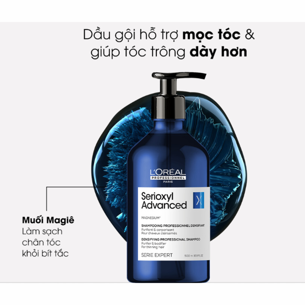 Dầu gội Loreal Paris Professionnel Serioxyl Advanced 500ml