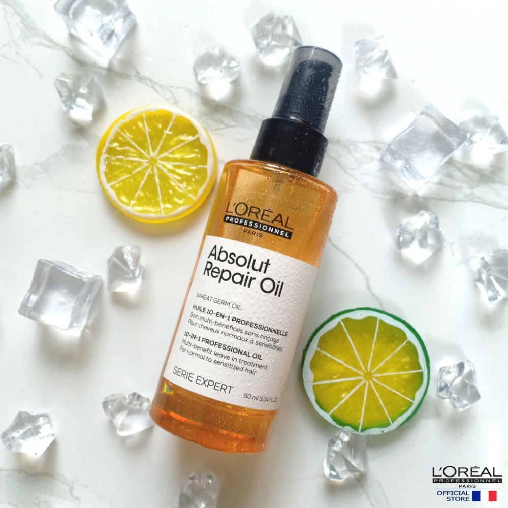 Tinh dầu dưỡng tóc Loreal Paris Professionnel Absolut Repair Oil 90ml