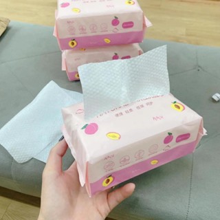 Khăn khô đa năng dạng rút Animerry 100g khăn lau 1 lần 100% cotton không dệt