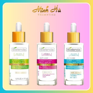 Serum Bielenda Super Power Mezo 30ml dưỡng trắng chống lão hóa da