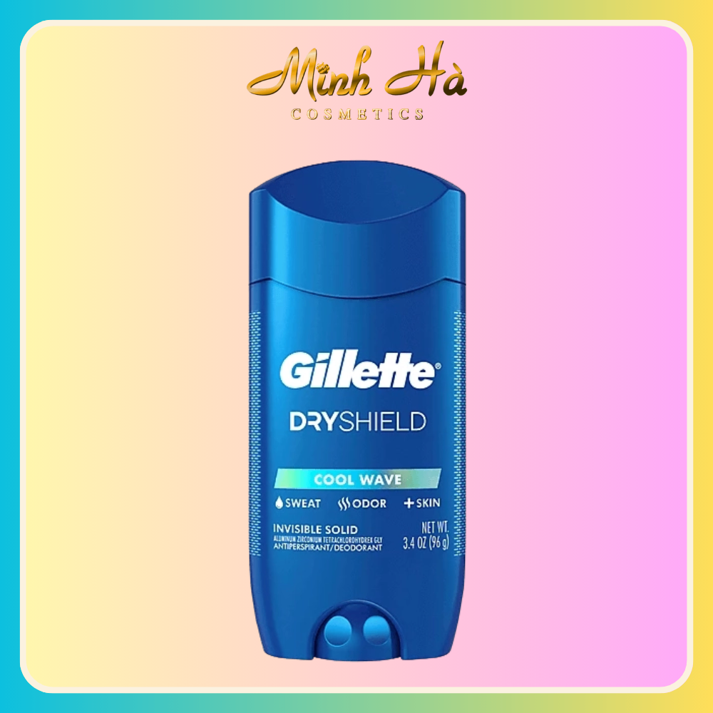 Sáp khử mùi Gillete Dryshield 96g #Cool Wave ngăn mùi & mồ hôi hiệu quả lên đến 72 giờ