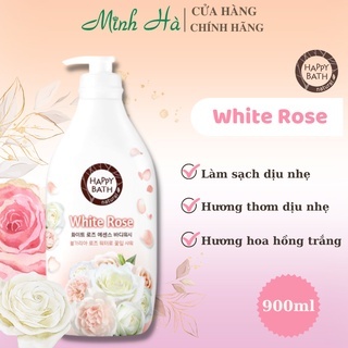 Sữa tắm Happy Bath Hàn Quốc 900ml mềm mịn dịu nhẹ cho da