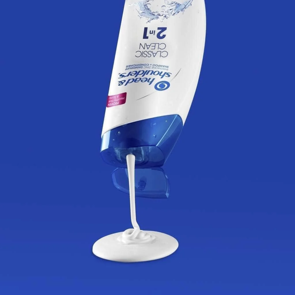 Dầu gội xả Head & Shoulders 2in1 370ml làm sạch da đầu loại bỏ gàu hiệu quả