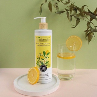 Sữa dưỡng thể trắng da Bielenda Bio Vitamin C Body Milk 400ml dưỡng ẩm làm mềm mịn da