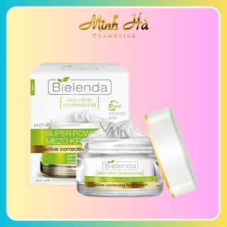 Kem dưỡng chống lão hóa Bielenda Super Power Mezo Cream Correcting Face 50ml dành cho da dầu
