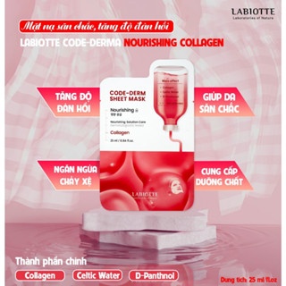 Mặt nạ dưỡng da các loại Labiotte Code - Derm 25ml dưỡng da mềm mịn đều màu da