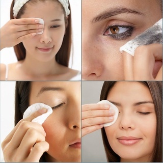 Bông tẩy trang Aura Beauty 150 miếng thiết kế 2 lớp giúp tẩy trang sạch sâu, nhanh chóng