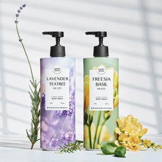 Sữa tắm Happy Bath Flower Therapy No.125/No.635 760g nhiều dưỡng chất mùi thơm quyến rũ