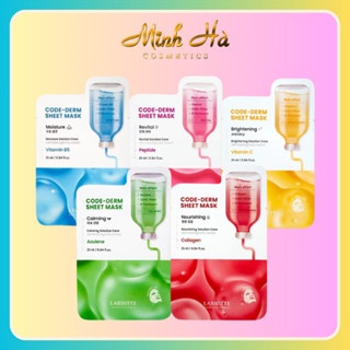 Mặt nạ dưỡng da các loại Labiotte Code - Derm 25ml dưỡng da mềm mịn đều màu da