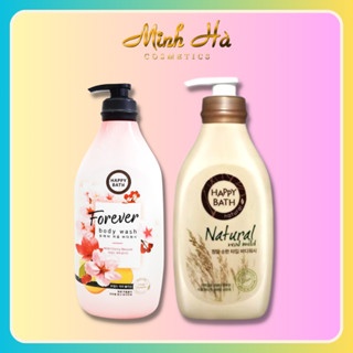 Sữa tắm Happy Bath Hàn Quốc 900ml mềm mịn dịu nhẹ cho da