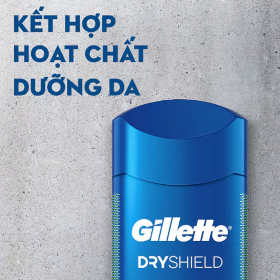 Sáp khử mùi Gillete Dryshield 96g #Cool Wave ngăn mùi & mồ hôi hiệu quả lên đến 72 giờ