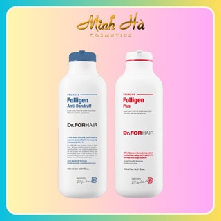 Dầu gội hỗ trợ mọc tóc, ngăn rụng tóc Dr.FORHAIR Folligen Plus Anti-Dandruff 500ml kiểm soát bã nhờn