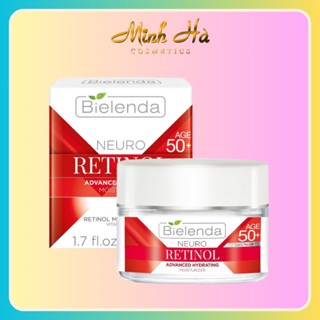 Kem dưỡng Bielenda Neuro Retinol Lifting Anti-wrinkle Face Cream Concentrate 50+ 50g chống lão hóa, tái tạo da