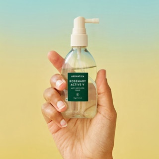 Xịt dưỡng tóc AROMATICA Rosemary Active V Anti Hair Loss Tonic 100ml giảm gãy rụng tóc