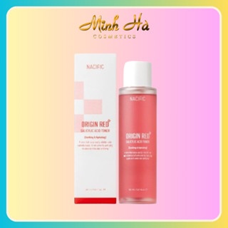 Nước hoa hồng Nacific Origin Red Salicylic Acid Toner 150ml hỗ trợ loại bỏ tế bào chết cho da, làm dịu da