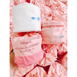 Khăn giấy khô đa năng Animerry Natural cuộn 40 tờ