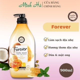 Sữa tắm Happy Bath Hàn Quốc 900ml mềm mịn dịu nhẹ cho da