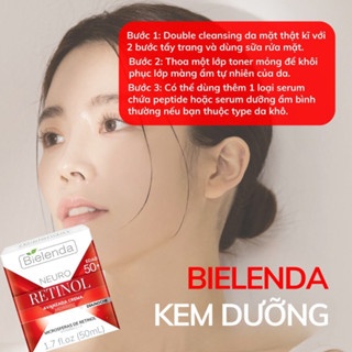 Kem dưỡng Bielenda Neuro Retinol Lifting Anti-wrinkle Face Cream Concentrate 50+ 50g chống lão hóa, tái tạo da