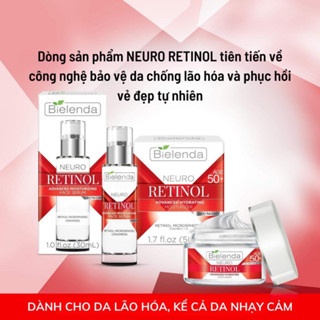 Kem dưỡng Bielenda Neuro Retinol Lifting Anti-wrinkle Face Cream Concentrate 50+ 50g chống lão hóa, tái tạo da