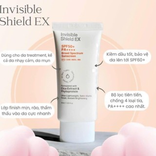 Kem chống nắng phổ rộng EPI-RX Invisible Shield EX SPF50+ PA++++ 40ml làm dịu bảo vệ da hiệu quả