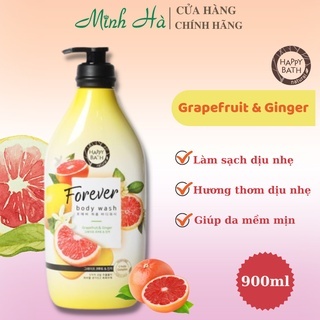 Sữa tắm Happy Bath Hàn Quốc 900ml mềm mịn dịu nhẹ cho da