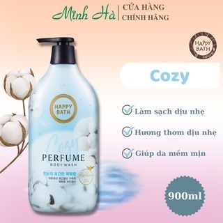 Sữa tắm Happy Bath Hàn Quốc 900ml mềm mịn dịu nhẹ cho da