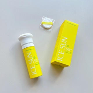 Chống nắng dạng cushion Nature Republic Ice Sun SPF 50+ PA++++ 100ml nâng tone da ngăn ngừa cháy nắng