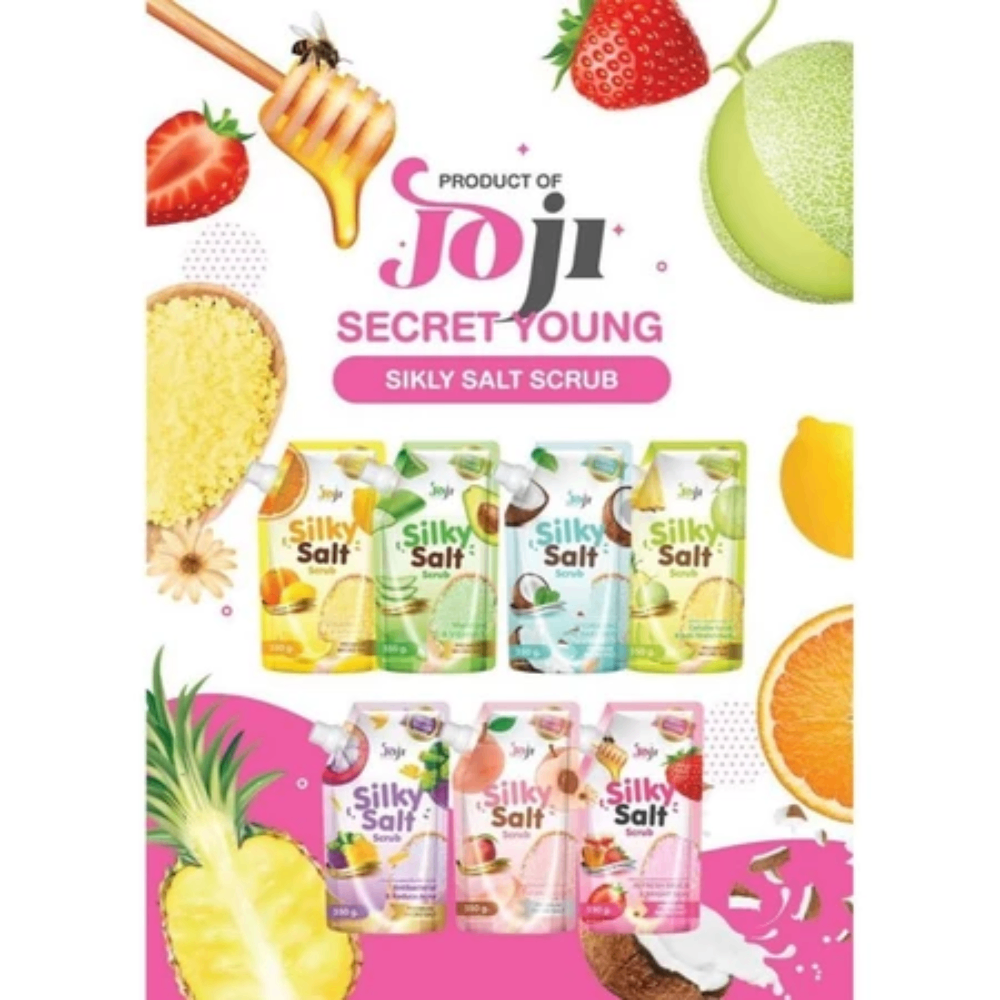 Muối tắm tẩy tế bào chết Joji Secret Youth Silky Salt Scrub 350g làm mềm da dưỡng sáng hiệu quả