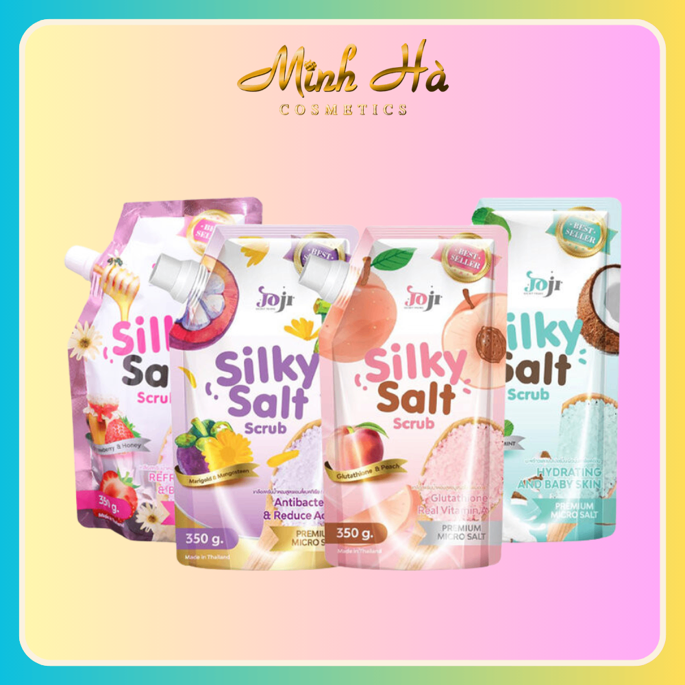 Muối tắm tẩy tế bào chết Joji Secret Youth Silky Salt Scrub 350g làm mềm da dưỡng sáng hiệu quả