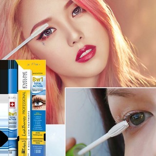 Huyết thanh dưỡng dài mi Eveline 8in1 10ml giải quyết 8 vấn đề cho mi
