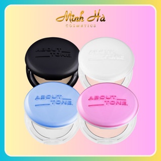 Phấn phủ dạng nén About Tone Air Fit Powder Pact 8g kiềm dầu, nâng tông, kết cấu mịn