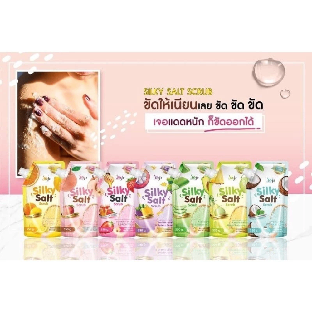Muối tắm tẩy tế bào chết Joji Secret Youth Silky Salt Scrub 350g làm mềm da dưỡng sáng hiệu quả