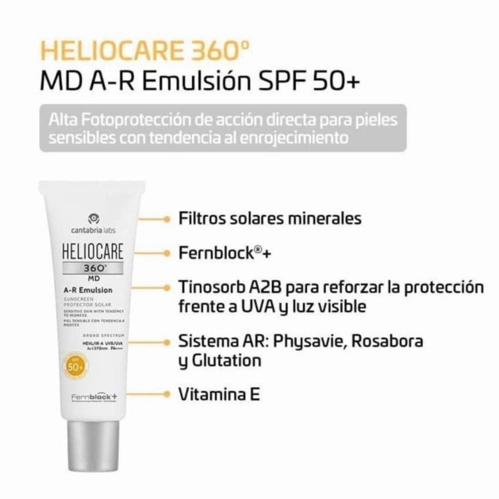 Kem chống nắng Heliocare 360 MD A-R Emulsion SPF50+ 50ml