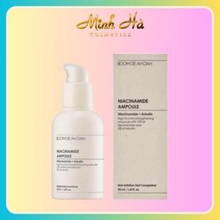Serum dưỡng trắng BOOM DE AH DAH Niacinamide 10% + Arbutin 2% 50ml giúp làm sáng da, chống lão hóa