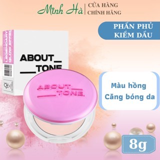 Phấn phủ dạng nén About Tone Air Fit Powder Pact 8g kiềm dầu, nâng tông, kết cấu mịn