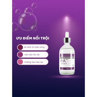 Tinh chất dưỡng ẩm Dr.Sunmi Care HA Plus 100DT Duel Hyaluronic Acid Essence 100ml cấp ẩm làm dịu da