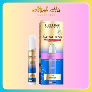 Thanh lăn mắt Eveline Bio Hyaluron 3x Retinol System 15ml giảm quầng thâm, bọng mắt