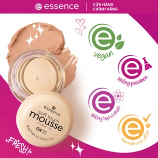 Phấn tươi Essence Soft Touch Mousse 16g của Đức không bí da, không nặng mặt, không nổi mụn, kiềm dầu