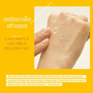Gel tẩy da chết OTTIE Calendula LHA Mild Peeling Gel 120ml sạch lớp da chết, bụi bẩn, bã nhờn dư thừa