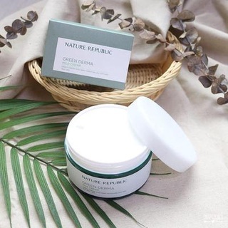 Kem dưỡng da Nature Republic Green Derma Mild Cream 190ml giúp cấp ẩm và làm mềm da
