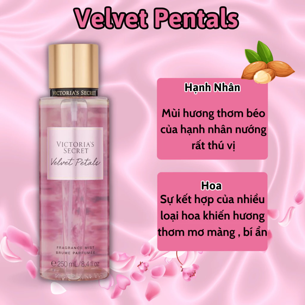 Xịt thơm Victoria's Secret Fragrance Mist 75/250ml hương thơm quyến rũ lưu hương lâu