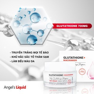 Kem dưỡng Angel's Liquid Glutathione Plus Niacinamide 7Day Whitening Program V-Cream 50ml dưỡng trắng vượt trội